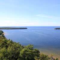 Bay and Islands at Peninsula State Park, Wisconsin