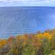 Fall along the shore at Peninsula State Park, Wisconsin