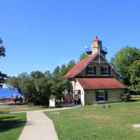 Lighthouse Landscape at Peninsula State Park, Wisconsin