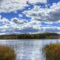 Sky and clouds over the Lagoon at Peninsula State Park, Wisconsin