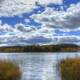 Sky and clouds over the Lagoon at Peninsula State Park, Wisconsin