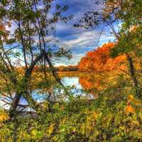 Beautiful river scenery at Perrot State Park, Wisconsin