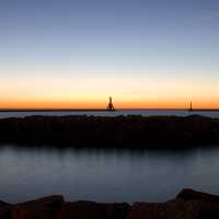 Daybreak at Port Washington, Wisconsin