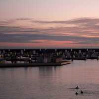 Purple Dawn at Port Washington, Wisconsin