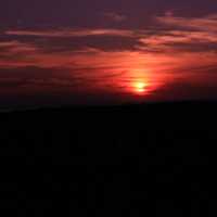 Red Sunset at Potawatomi State Park, Wisconsin