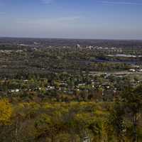 Overview of Wausau  from Rib Mountain