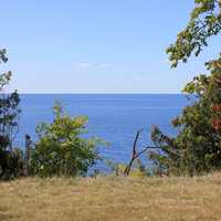 Lake Michigan view at Rock Island State Park, Wisconsin