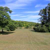 Fields and Landscape at Rock Island State Park, Wisconsin