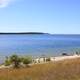 Looking back at Washington Island at Rock Island State Park, Wisconsin