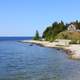 Scenic Shoreline at Rock Island State Park, Wisconsin