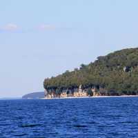 Shoreline of Rock Island State Park, Wisconsin