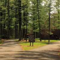 Entrance at Rocky Arbor State Park, Wisconsin