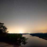 Wisconsin River Valley at Night