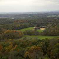 Autumn Trees and leaves colors landscape