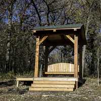 Bench at the Morton County Forest Lookout, Wisconsin