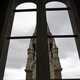 Church Spire through the window