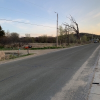 Crystal Lake Road landscape view