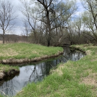Donald county park where Deer Creek meets Mount Vernon Creek