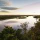 Fall Foliage and scenic Wisconsin River Valley landscape at Ferry Bluff