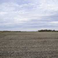 Fallow Fields landscape under the skies at Faville Grove