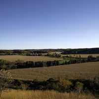 Farm and landscape in Wisconsin