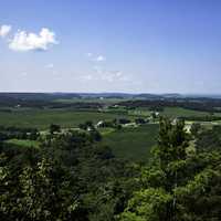 Farm Landscape View at Gibraltar Rock