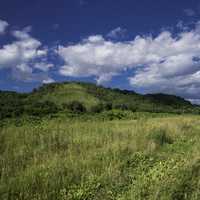 Hills and Prairie Landscape at Hogback Prairie, Wisconsin