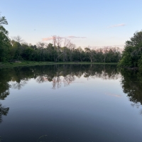 Late Afternoon on the Crawfish near Portland, Wisconsin