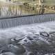 Man made waterfall in Blanchardville, Wisconsin