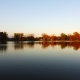 Marshall Millpond at Fireman's park looking downstream