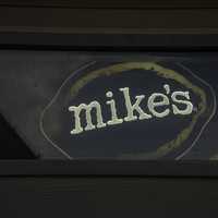 Mike's Hard Liquor sign in the Window