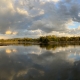 Panoramic View of the Wisconsin River at Sauk City Railroad bridge