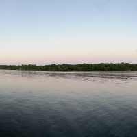 Panoramic of the Wisconsin River near Prairie Du Sac