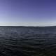 Panoramic view of Rock Lake from the Bike trail in Lake Mills, Wisconsin