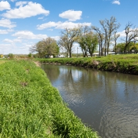 Pecatonica River landscape at Blanchardville