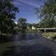 River flowing through Belleville Park