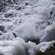 Rushing water close-up in Blanchardville, Wisconsin