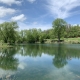 Salmo Pond landscape view