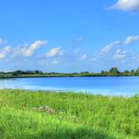 Pond on a Clear day in Wisconsin