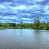 A large pond at Kickapoo Valley reserve, Wisconsin