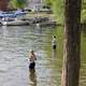 Two people fishing in Southern Wisconsin