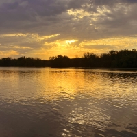 Spectacular Sunset on the Wisconsin near Dekorra