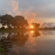 Sunset over Confluence Pond