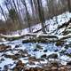 Frozen Winter Scene at Baxter's Hollow, Wisconsin