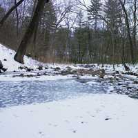 Snowy Creek at Baxter's Hollow, Wisconsin