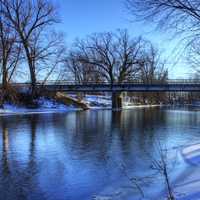 Bridge Across the Crawfish River near Elba, Wisconsin