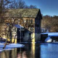 Close-up View of the Mill at Elba, Wisconsin