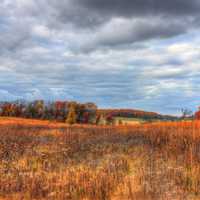 Clouds over path in Southern Wisconsin