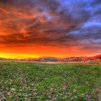 Dusk in Autumn in Southern Wisconsin