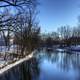 Winter on the Crawfish River near Elba, Wisconsin